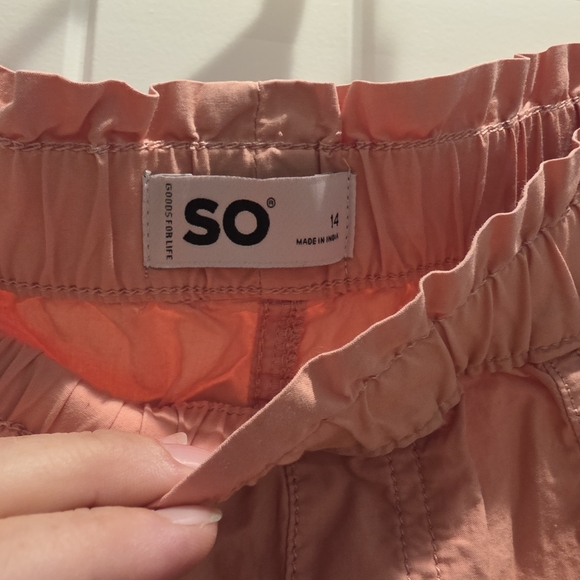 Kids Pink Cargo Pants - Picture 4 of 5